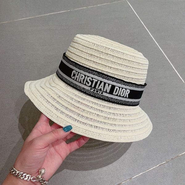 Popular classic Dior Dior ESORT straw hat replica dej39756
