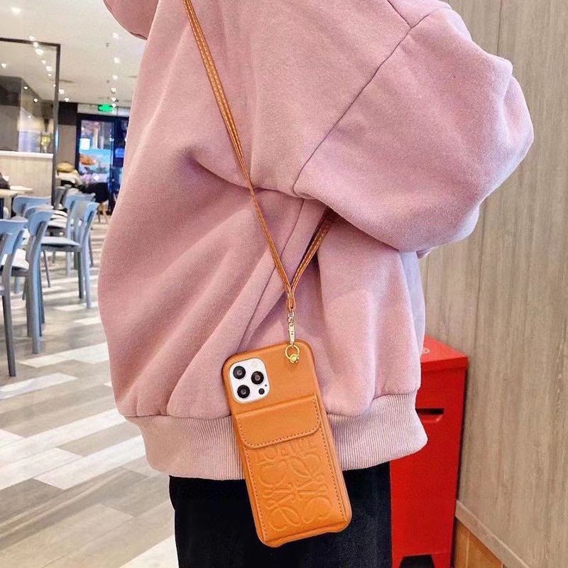 [Loewe iPhone case replica] Leather iPhone case lop35085