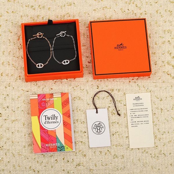 Hermes Chaine d'Ancre fake diamond bracelet is extremely rare! ern15240