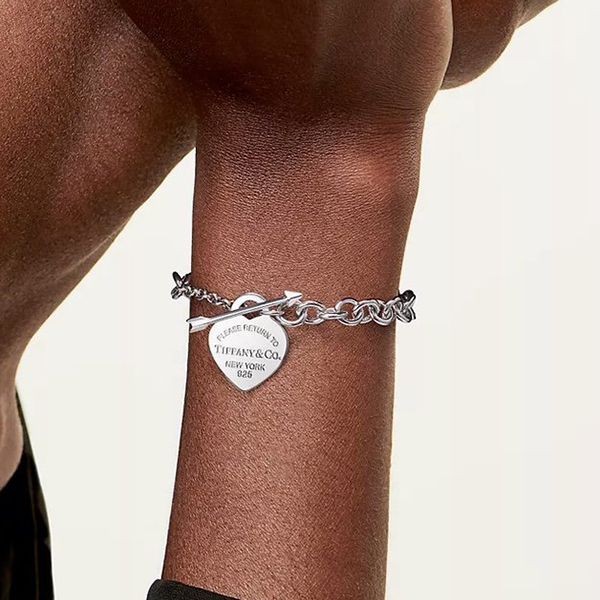 Very popular! Tiffany & Co. Replica Lovestruck Heart Tag Bracelet Tih02466