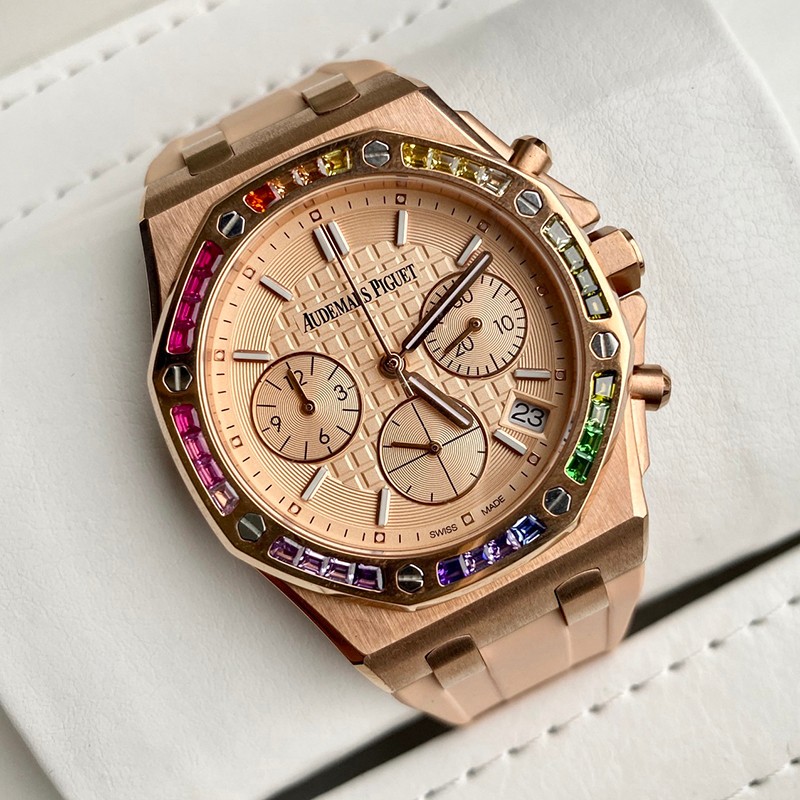 Love at first sight? Audemars Piguet replica watch Royal Oak Diamond Chrono 37mm 26236OR.YY.D085CA.01 Love at first sight? Audemars Piguet replica watch Royal Oak Diamond Chrono 37mm 26236OR.YY.D085CA.01