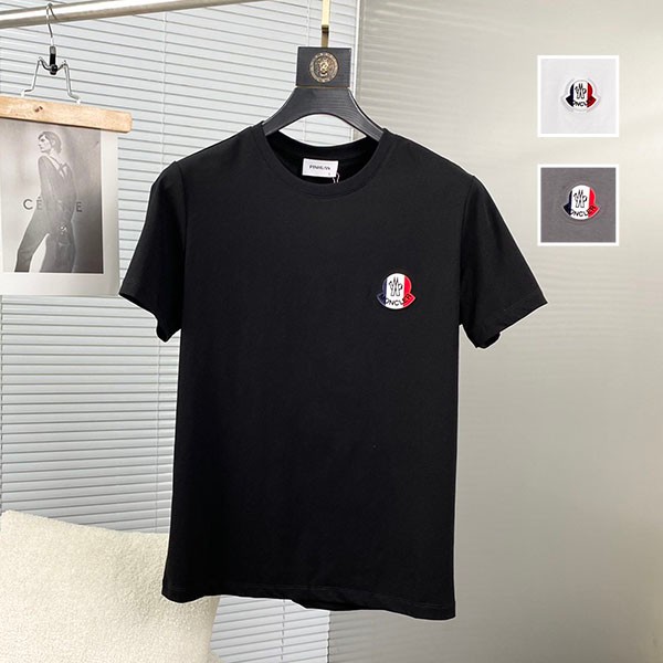 Moncler simple logo T-shirt copy 3 colors mox31923 Moncler simple logo T-shirt copy 3 colors mox31923