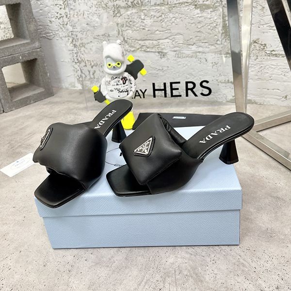 n-grade recommended prada mules padded nappa sandals replica puj47190