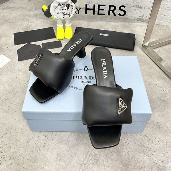 n-grade recommended prada mules padded nappa sandals replica puj47190