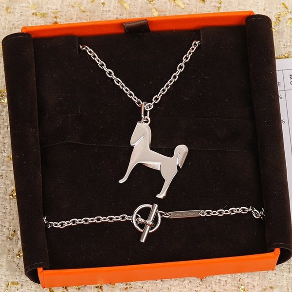 Hard to find Hermes Panache necklace replica pendant erb92248