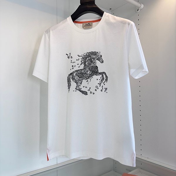 Hermes Horse Print T-Shirt Replica erj96464