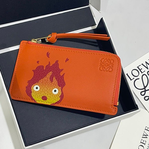 Loewe x Howl's Moving Castle Replica Coin & Card Holder log78860 Loewe x Howl's Moving Castle Replica Coin & Card Holder log78860