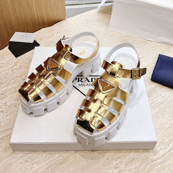 Latest and stylish Prada replica Monolith foam rubber sandals pux30524