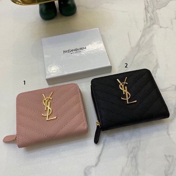 Immediate delivery Saint Laurent YSL bi-fold mini wallet replica Saz70832