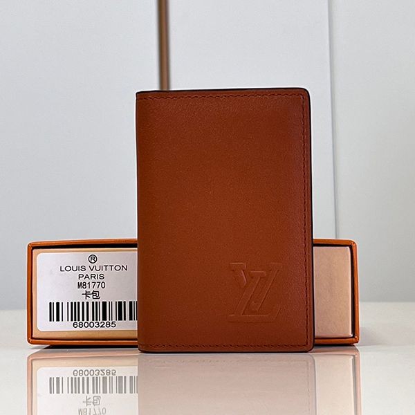 Rare Louis Vuitton Leather Card Case Replica M81754