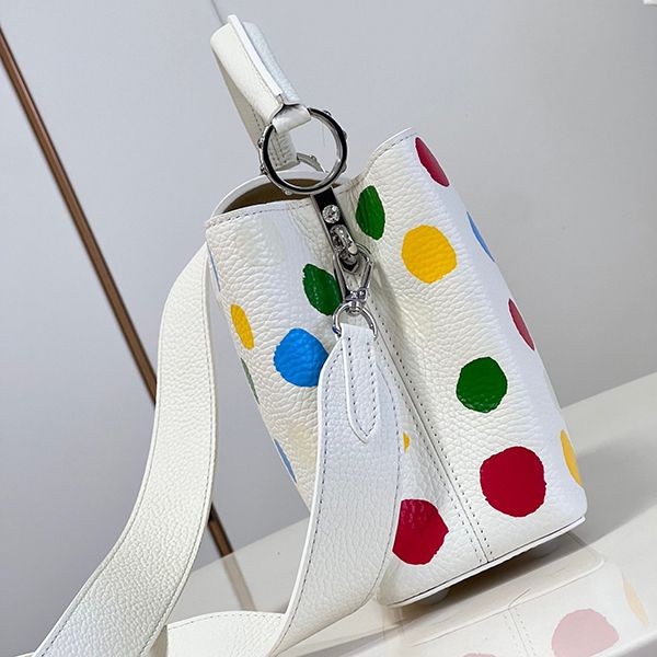 Nice LV×YK Capucines BB Replica Handbag White M21637