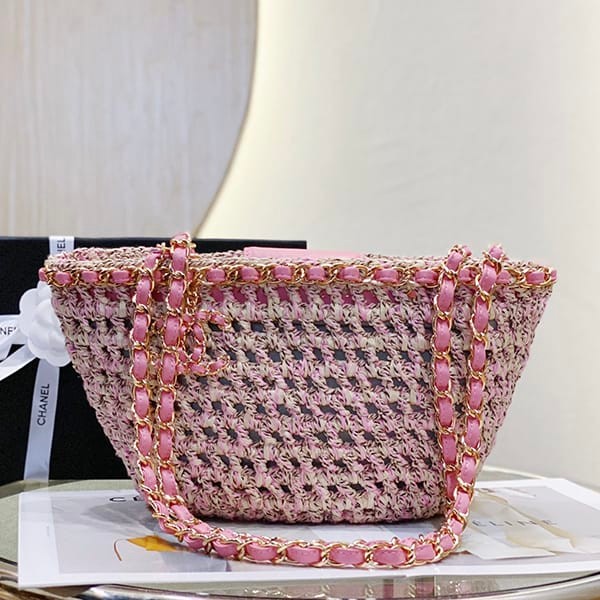 For summer outings ☆ Chanel CC Charm Basket Bag Replica AS3689