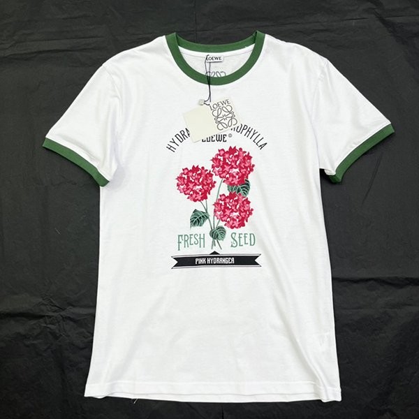 New color☆Loewe flower T-shirt replica cotton jersey S540Y22X29 New color☆Loewe flower T-shirt replica cotton jersey S540Y22X29