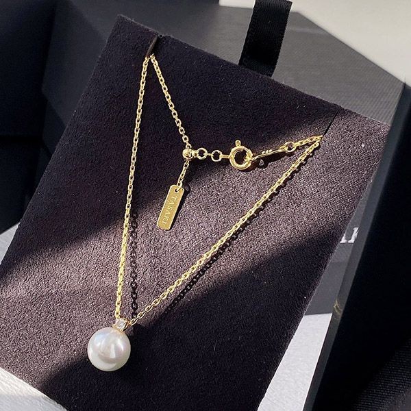 Best price challenge TASAKI replica Akoya pearl pendant pearl necklace diamond taj14893