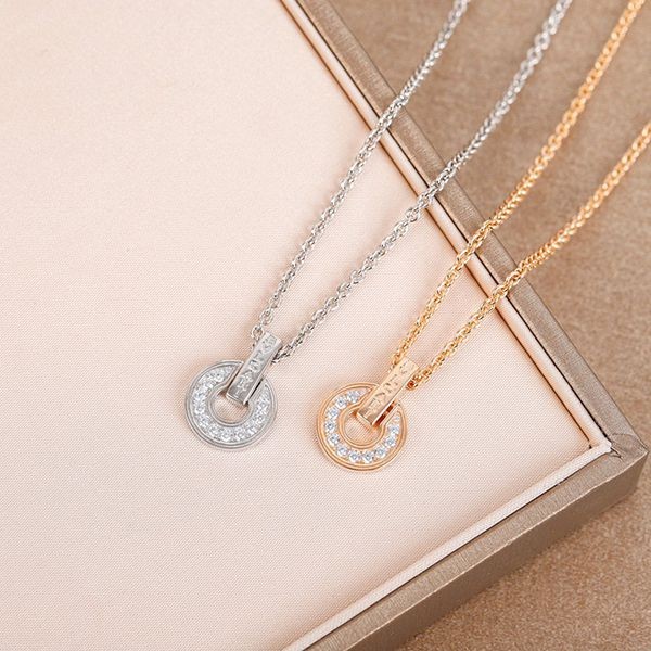 Bulgari Pink Gold Fake Diamond Necklace First come, first served? 203062