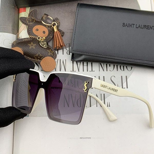 Attention ★ Saint Laurent fake square frame sunglasses Sac87321