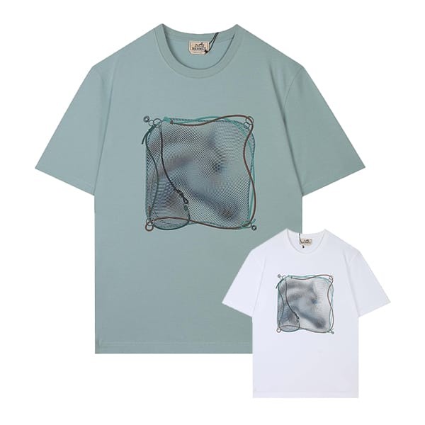 [Popular!] Hermes T-shirt replica in 2 colors erp60582
