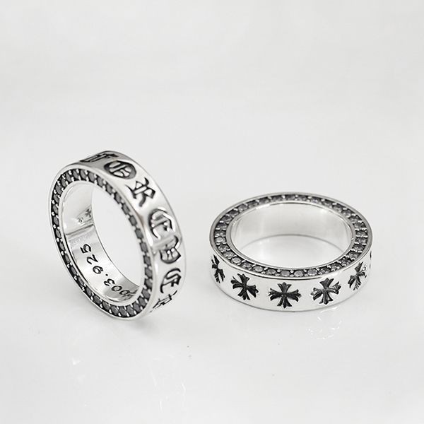 Attention ★ Chrome Hearts CH STAR Eye-catching Silver Ring Kub59014