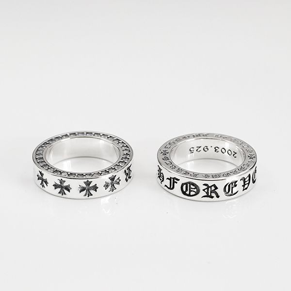 Attention ★ Chrome Hearts CH STAR Eye-catching Silver Ring Kub59014