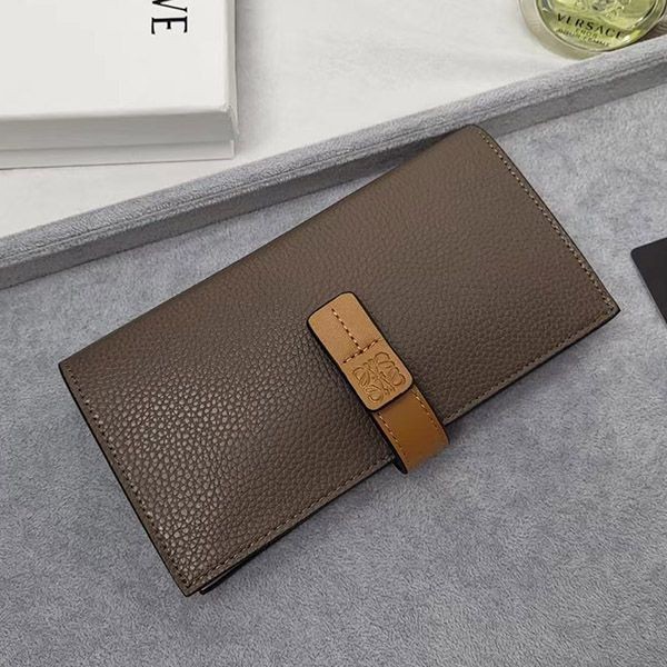 Extremely rare! Loewe replica vertical wallet large long wallet lom46197