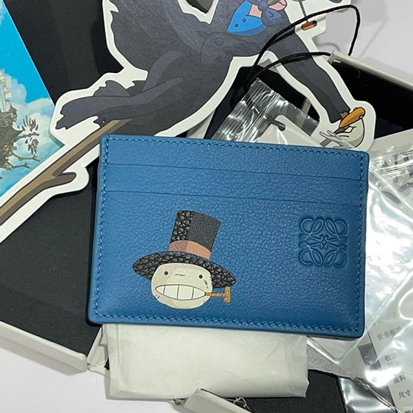 Loewe x Ghibli Replica Howl's Moving Castle Card Case Pass Case LOP74760 Loewe x Ghibli Replica Howl's Moving Castle Card Case Pass Case LOP74760
