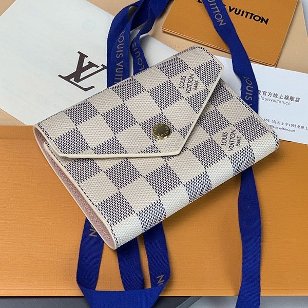 Immediate shipping Louis Vuitton mini wallet Portefeuille Victorine fake vug46540