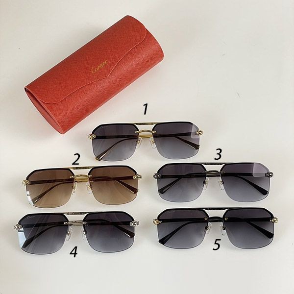 Rare Cartier replica Premiere de sunglasses in 5 colors kaa42403