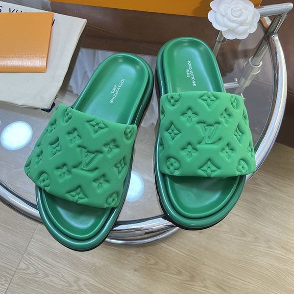 [Great Deal] Louis Vuitton Replica Pool Pillow Line Mule Sandals 1AB1N3