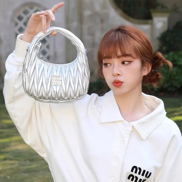 New limited edition Miu Miu replica Wonder matelasse recycled nylon shoulder bag myn46374