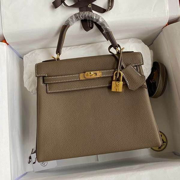 ☆Super popular☆Hermes Kelly replica 25cm with inner stitching, touch, gold hardware erx35622 ☆Super popular☆Hermes Kelly replica 25cm with inner stitching, touch, gold hardware erx35622