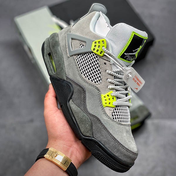 Nike Air Jordan 4 Replica Retro SE Air Max 95 Neon Cool Grey/Volt CT5342007