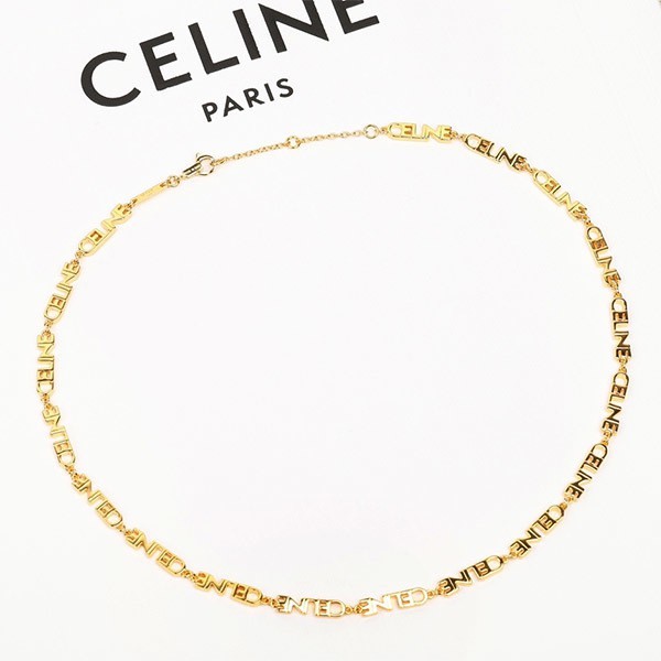 Sold out and popular ☆ Elegant CELINE letter necklace fake Ceb90826 Sold out and popular ☆ Elegant CELINE letter necklace fake Ceb90826