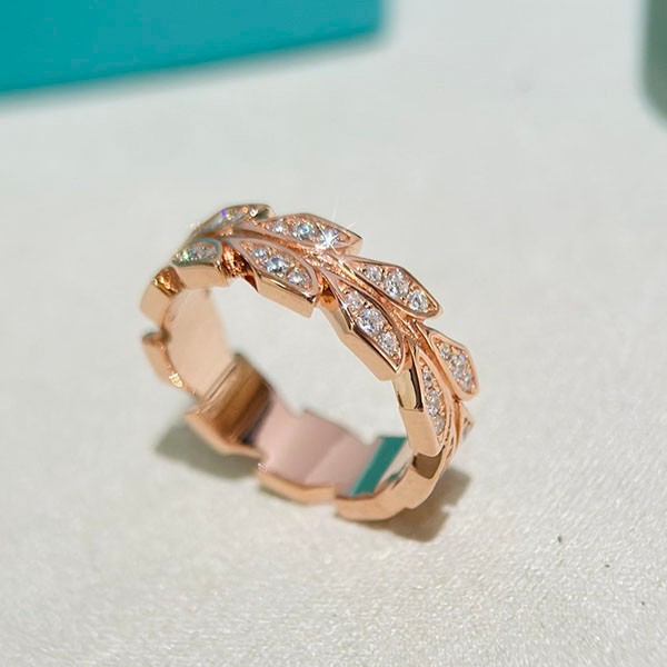 Sold out Tiffany Diamond Vine Band Ring Replica Tiz24977