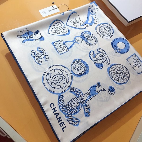 Chanel Silk Scarf Copy AA8958 B10446 NM853 Chanel Silk Scarf Copy AA8958 B10446 NM853