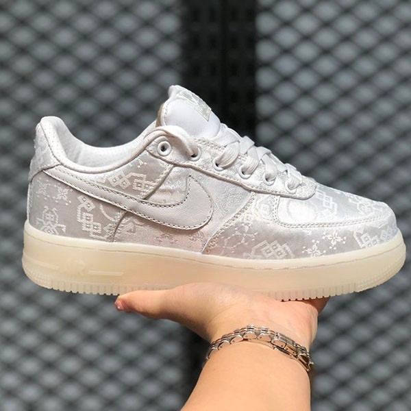 CLOT x Nike Air Force 1 Replica Low Premium CLOT White/White-White AO9286-100