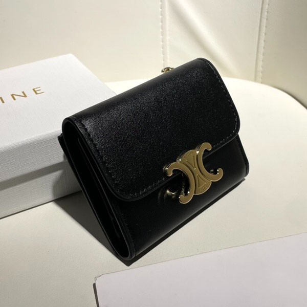 New sale Celine Small Replica Triomphe Wallet Shiny Pepple Ceq71723 New sale Celine Small Replica Triomphe Wallet Shiny Pepple Ceq71723