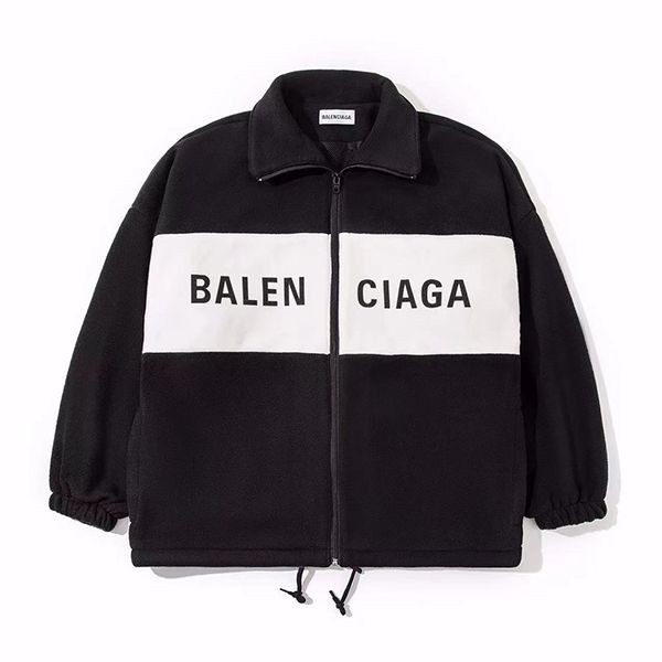 n-grade recommended Balenciaga logo zip-up jacket neon grey fake bag21117