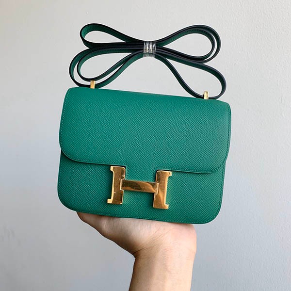 Love at first sight? Hermes Constance replica mini gold hardware ere62369