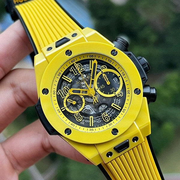Hublot Replica Big Bang Unico Yellow Ceramic hux13944