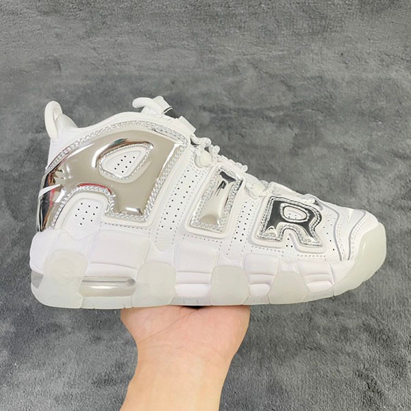 Nike Women's Air More Uptempo Replica White/Chrome-Blue Tint 917593-100 Nike Women's Air More Uptempo Replica White/Chrome-Blue Tint 917593-100