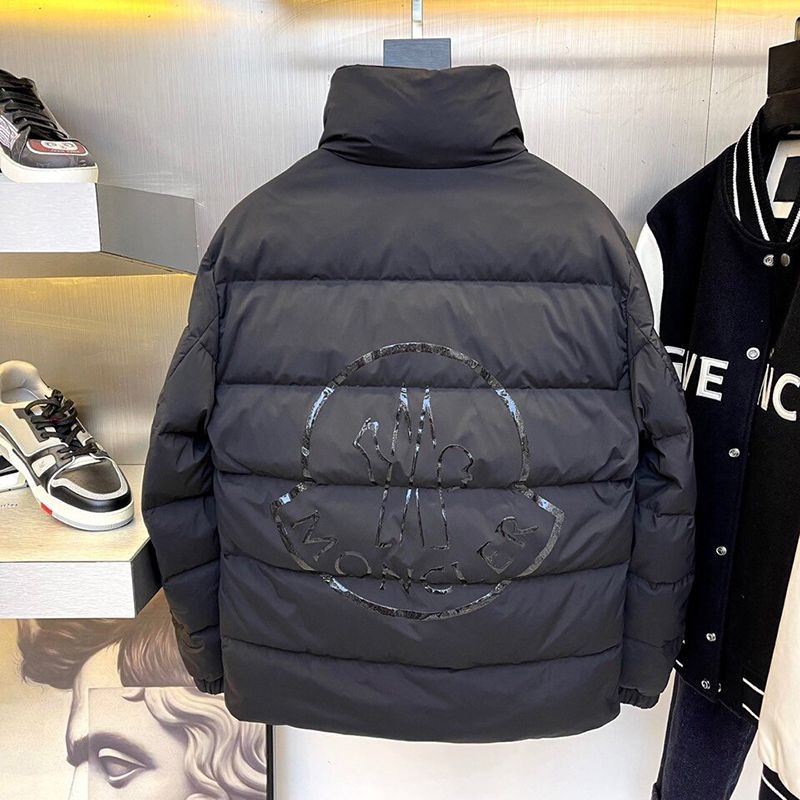 Rare color Moncler down jacket copy with logo black mor03220 Rare color Moncler down jacket copy with logo black mor03220