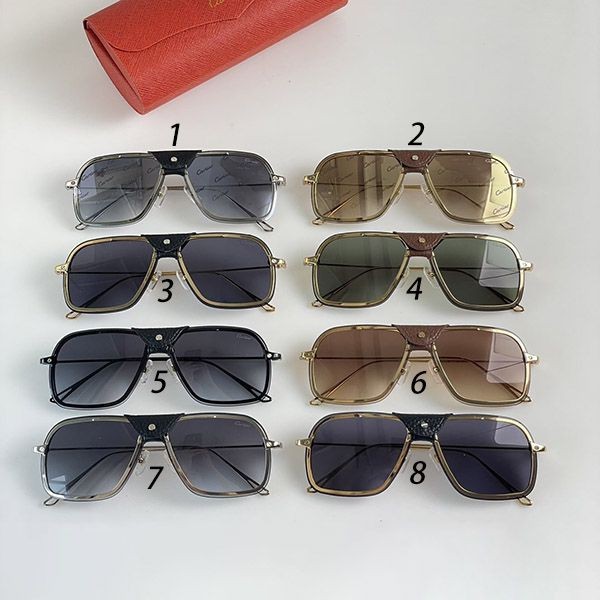 Love at first sight? Cartier square sunglasses replica in 8 colors kai50580