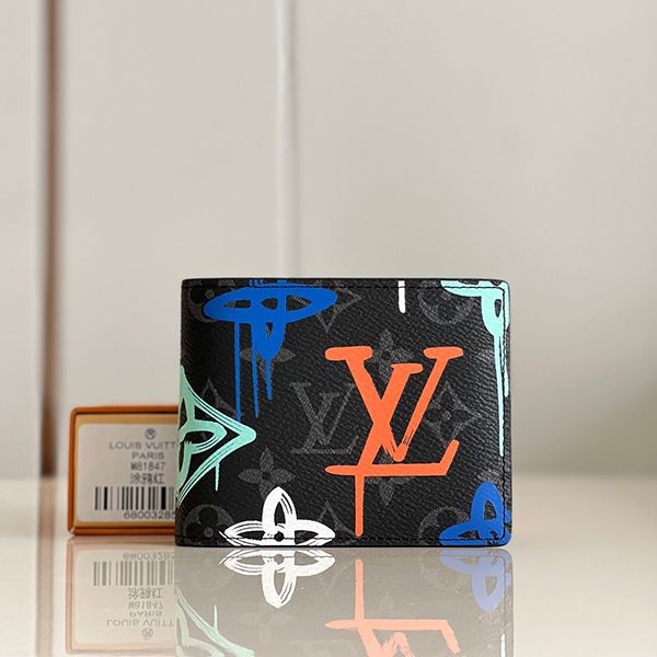 Classic Louis Vuitton Portefeuille Multiple Replica Wallet M81847 Classic Louis Vuitton Portefeuille Multiple Replica Wallet M81847