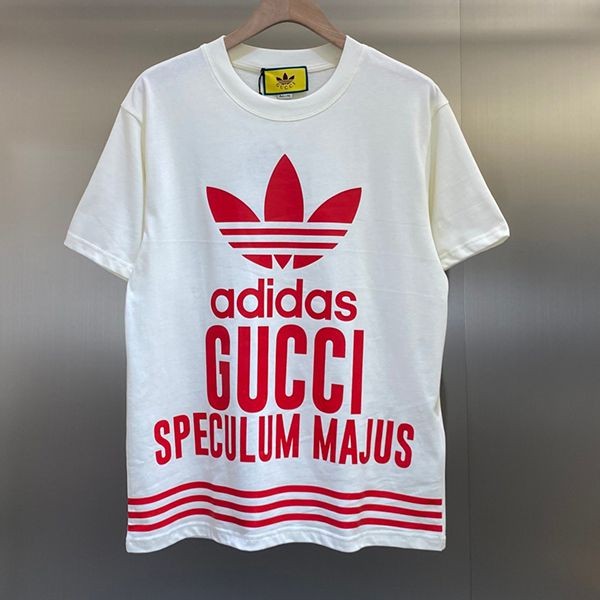 Rare Adidas Gucci Replica Cotton Jersey T-Shirt Short Sleeve guq00952 Rare Adidas Gucci Replica Cotton Jersey T-Shirt Short Sleeve guq00952