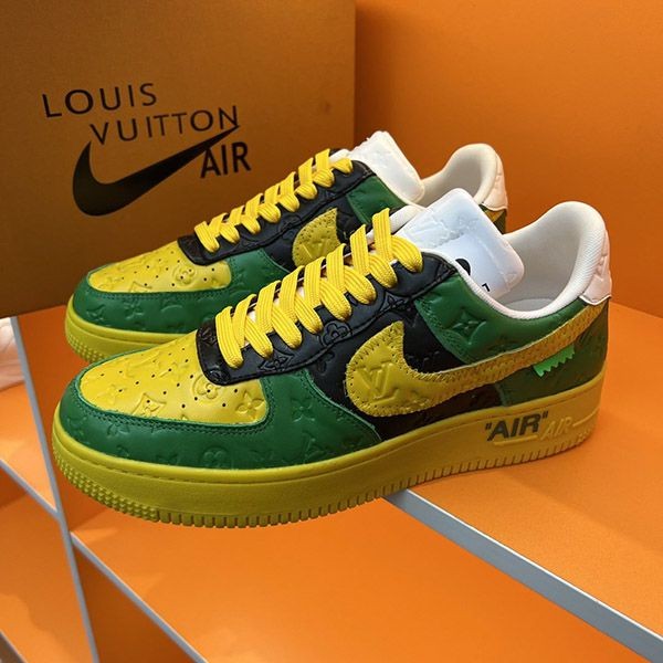 Louis Vuitton x Nike Air Force 1 Collaboration Low Top Sneakers vuv18485, Sold Out