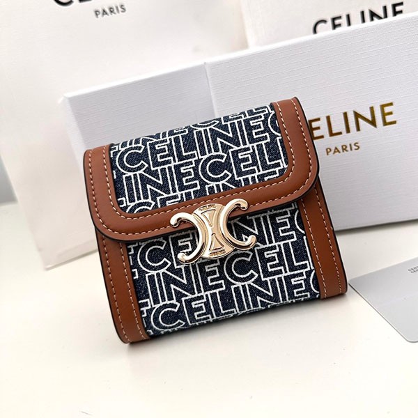 Extremely rare! Celine Triomphe small wallet replica 10D782EUJ07AT Extremely rare! Celine Triomphe small wallet replica 10D782EUJ07AT