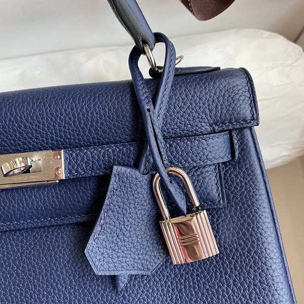 Featured★Hermes Kelly Replica 25cm Inner Stitching Touch Silver Hardware erb28569