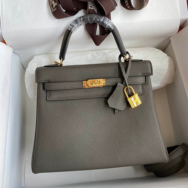 Rare Hermes Kelly replica 25cm with in-stitching and gold hardware era81165 Rare Hermes Kelly replica 25cm with in-stitching and gold hardware era81165