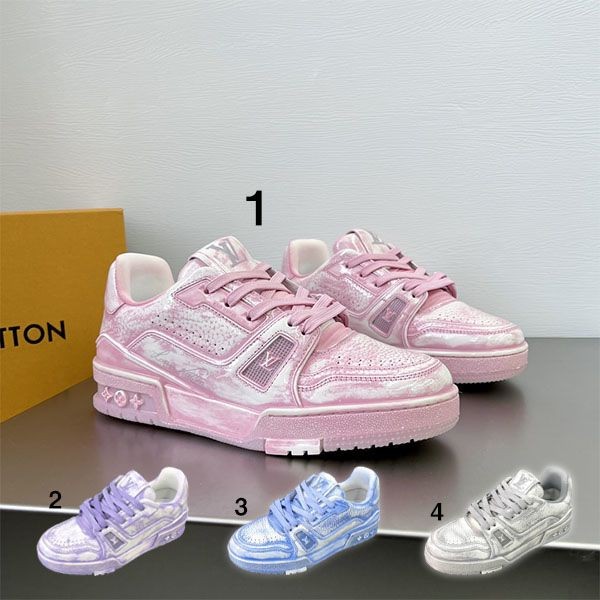 Best Price Louis Vuitton Replica Trainer Line Sneakers 4 Colors vun48671