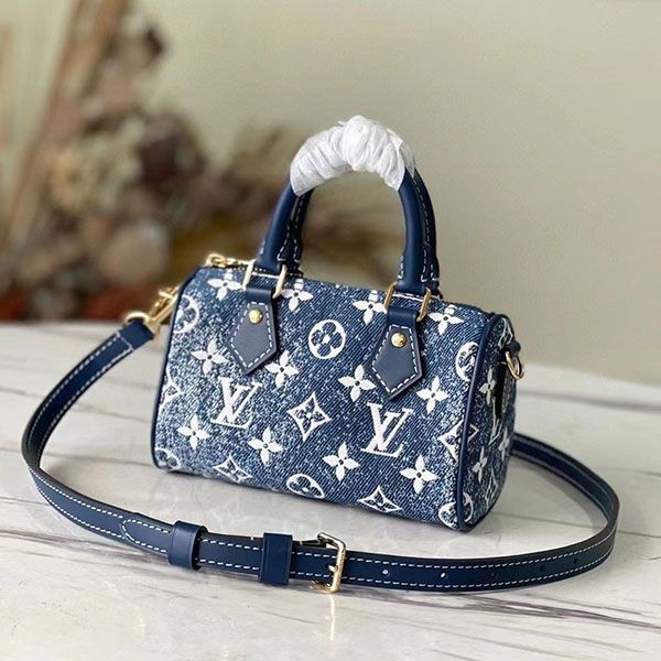 Super Hot Topic! Louis Vuitton Nano Speedy Denim Replica vuf40137 Super Hot Topic! Louis Vuitton Nano Speedy Denim Replica vuf40137